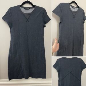 The North Face Charcoal Grey Pocket Tshirt Dress Size Small‎